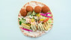 33 33. Falafel Wrap mit Halloumi